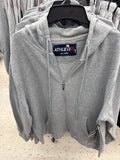 H.GRAY ZIP HOOD - 90414