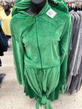 W. GREEN VELOUR SET - 90355